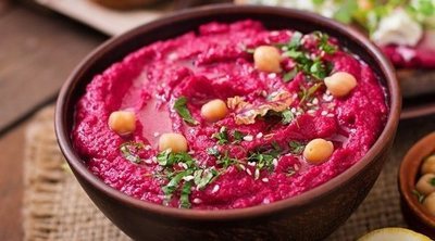 Hummus de remolacha